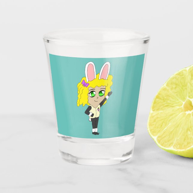 Verre A Shot chibi bunnygirl (Devant)