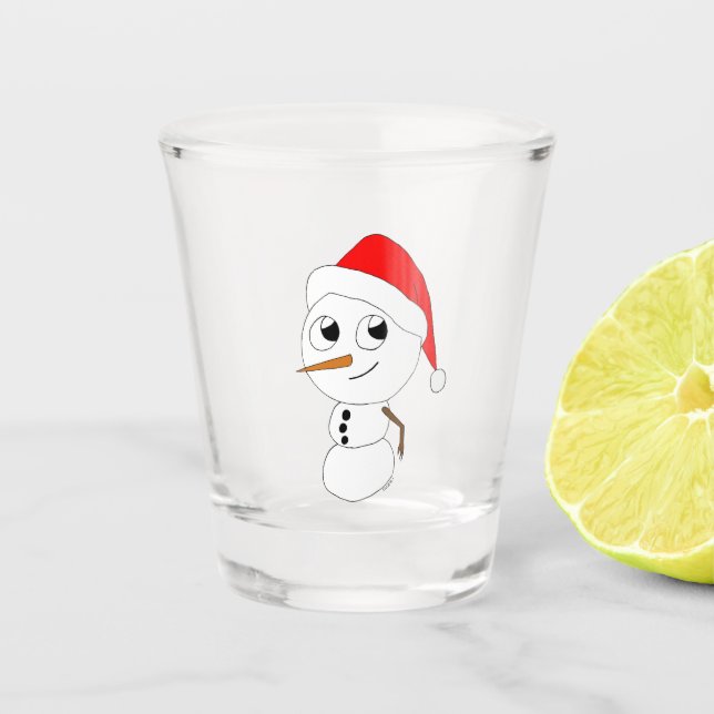 Verre A Shot chibi snowman (Devant)