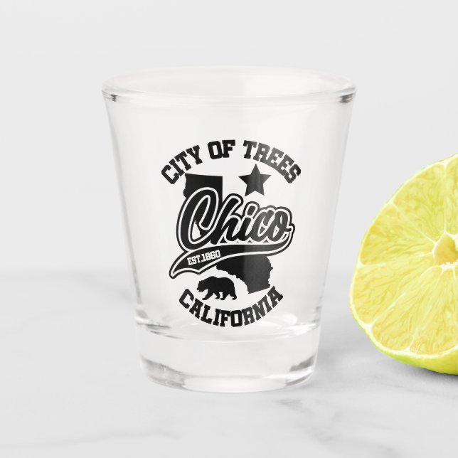 Verre A Shot Chico, Californie (Devant)