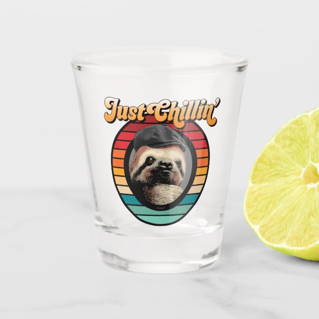 Verre A Shot Chillin' Sloth (Devant)