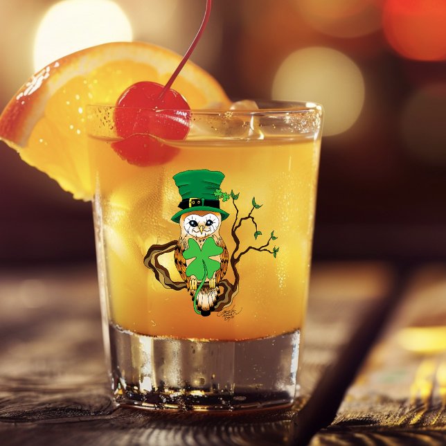 Verre A Shot Chouette irlandaise (Créateur téléchargé)