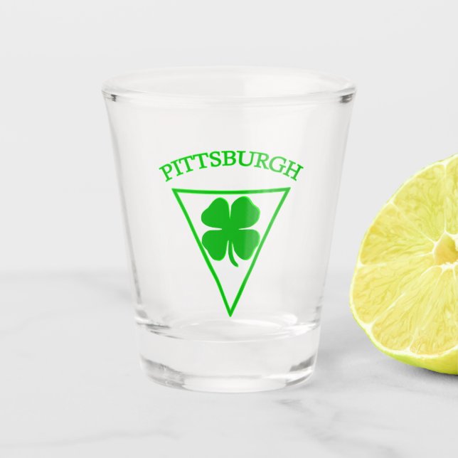 Verre A Shot Chuck de Pittsburgh (Devant)