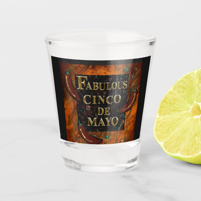 Verre A Shot Cinco de Mayo  (Devant)