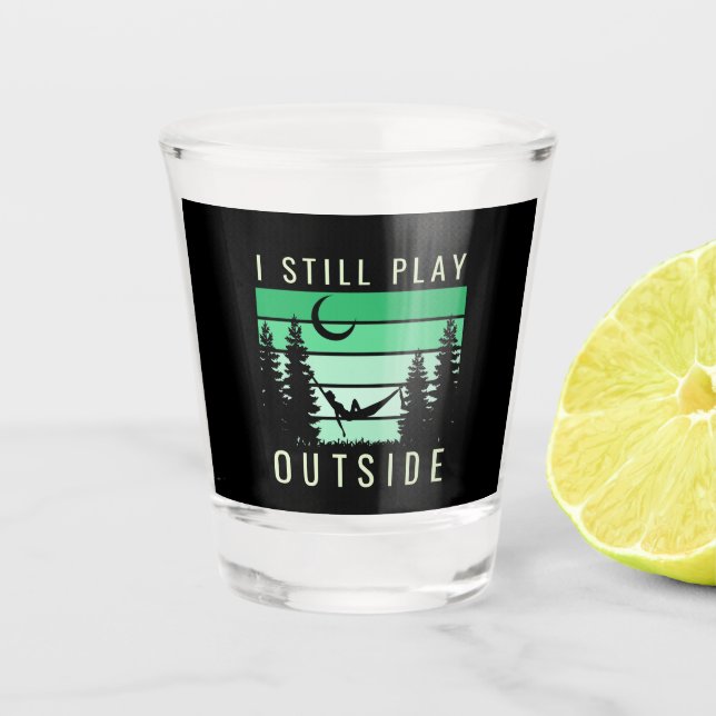 Verre A Shot Citation de camping (Devant)