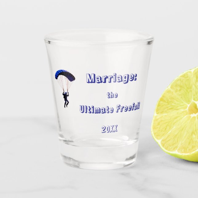 Verre A Shot Citation de mariage drôle pour l'enterrement de vi (Devant)
