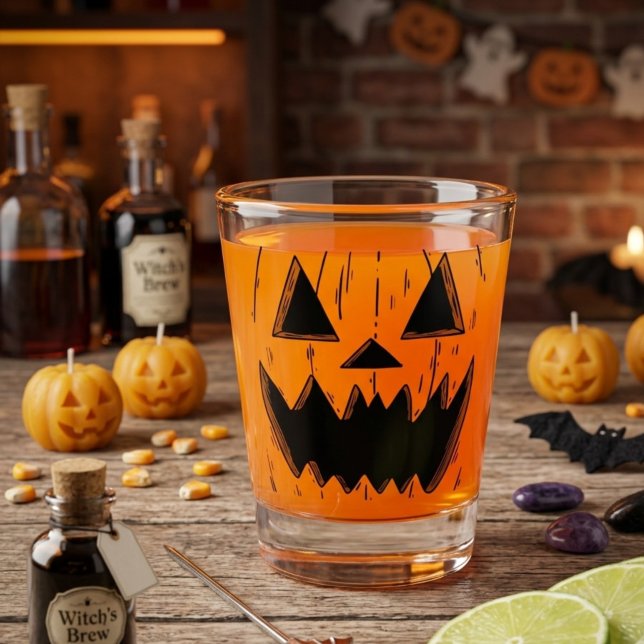 Verre A Shot Citrouille d'Halloween (Créateur téléchargé)
