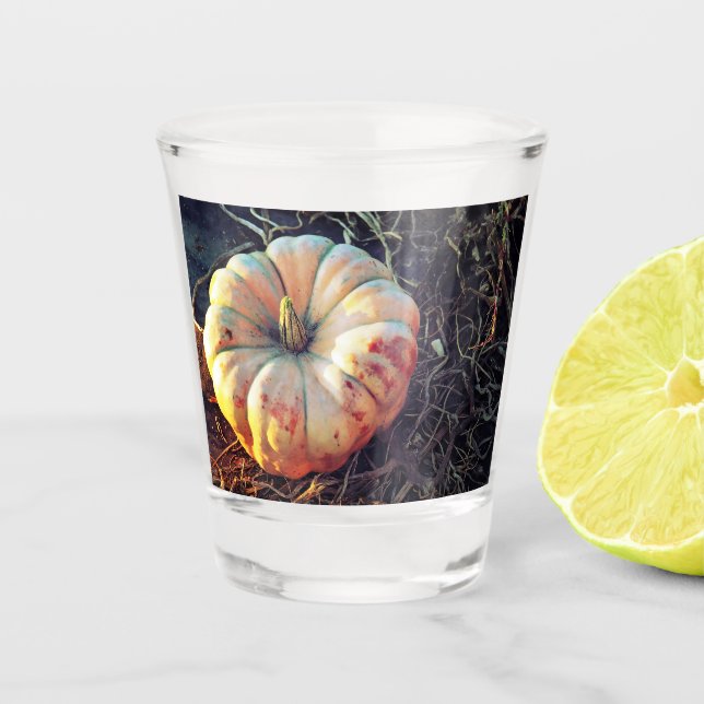 Verre A Shot Citrouille Rustique  (Devant)