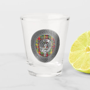 Verre A Shot Clan Buchanan Crest & Tartan Shot Glass