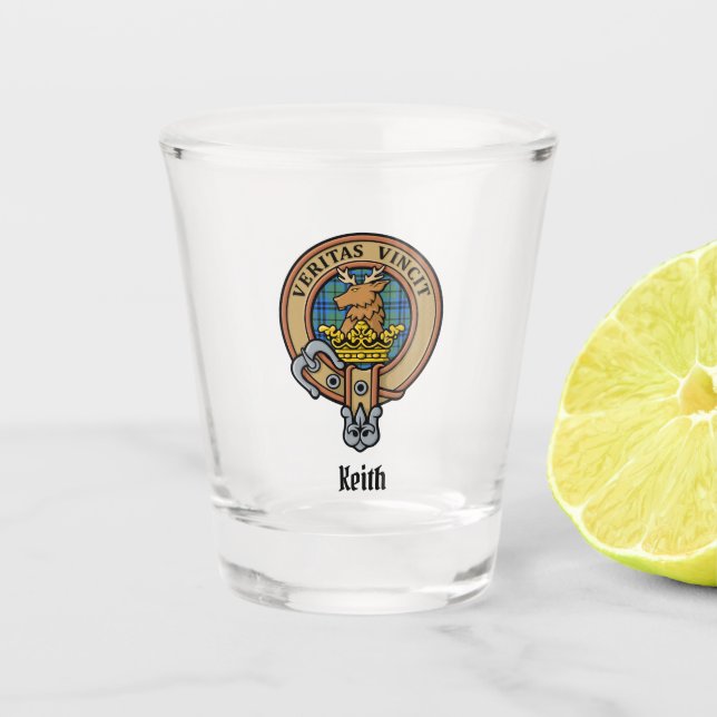 Verre A Shot Clan Keith Crest Shot Glass (Devant)