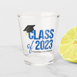 Verre A Shot Classe de 2023 Diplôme de Collège sur mesure