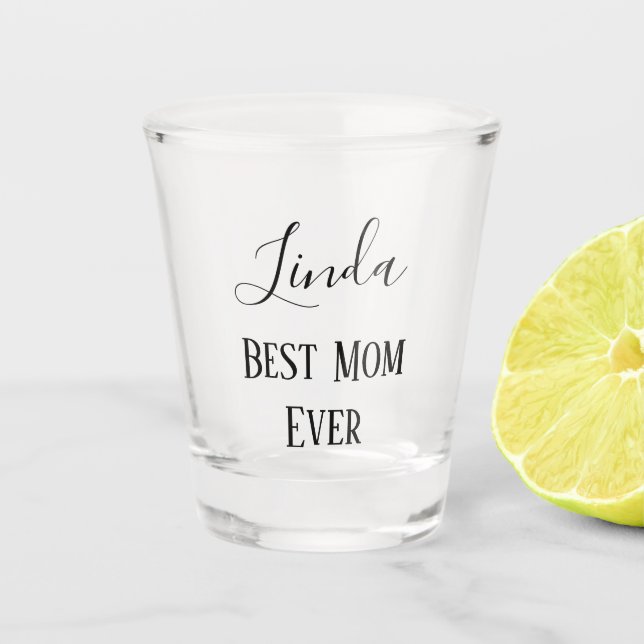 Verre A Shot Classe meilleure maman jamais (Devant)