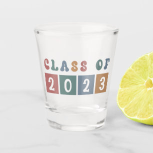 Verre A Shot Classe rétrospective de 2023 Diplôme collégial Cad