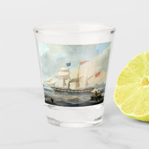 Verre A Shot Clipper Ship the Marshall 1847