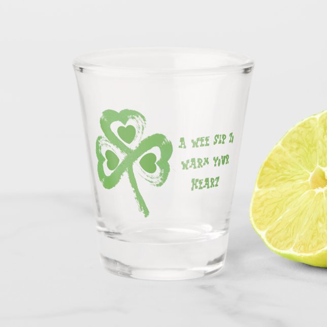 Verre A Shot Clover Heart Shot glass (Devant)