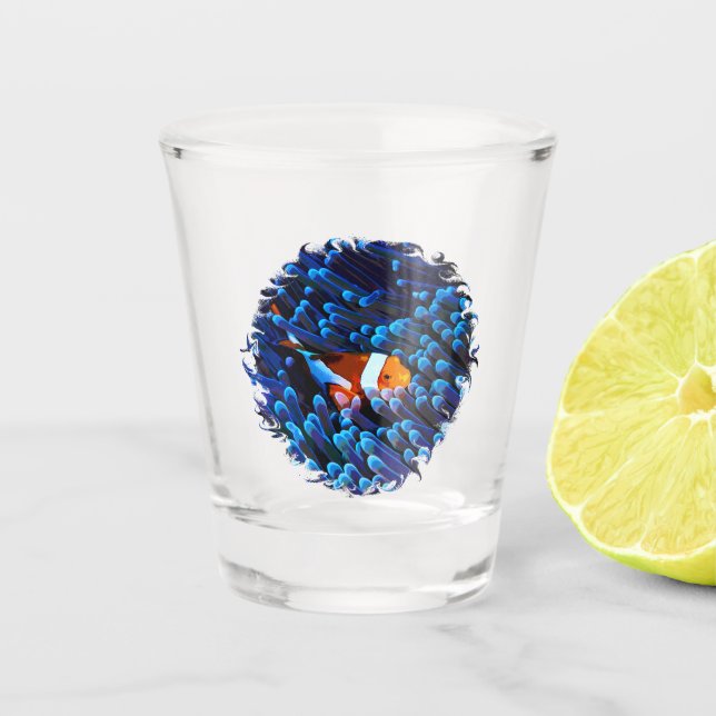 Verre A Shot Clown Fish Bandana USB Chargement Station (Devant)