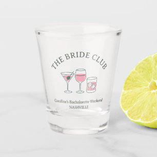 Verre A Shot Club Social de Cocktail de Fête de Fiançailles Ros