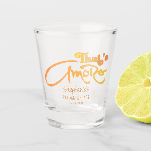 Verre A Shot Cocktail Italien Aperol C'est l'Amour Enterrement  (Devant)