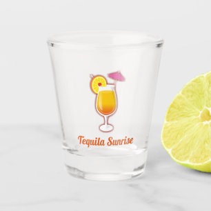 Verre A Shot Cocktail Tequila Sunrise