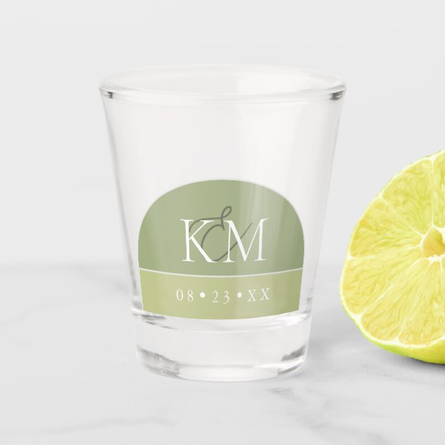 Verre A Shot Code Mariage couleur901 (Devant)