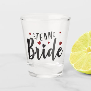 Verre A Shot Cœurs et Hype pour la Mariée