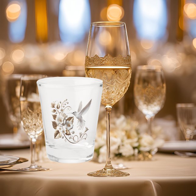 Verre A Shot Colibri blanc (Créateur téléchargé)
