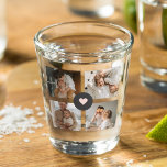Verre A Shot Collage moderne Cadeau photo de famille personnali<br><div class="desc">Collage moderne Cadeau photo de famille personnalisée</div>