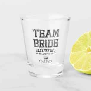 Verre A Shot Collegiate Team Bride Bachelorette Party