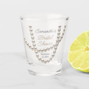 Verre A Shot Collier de perles élégant pour Baby Shower