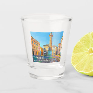 Verre A Shot Colonne de Marc Aurèle Italie