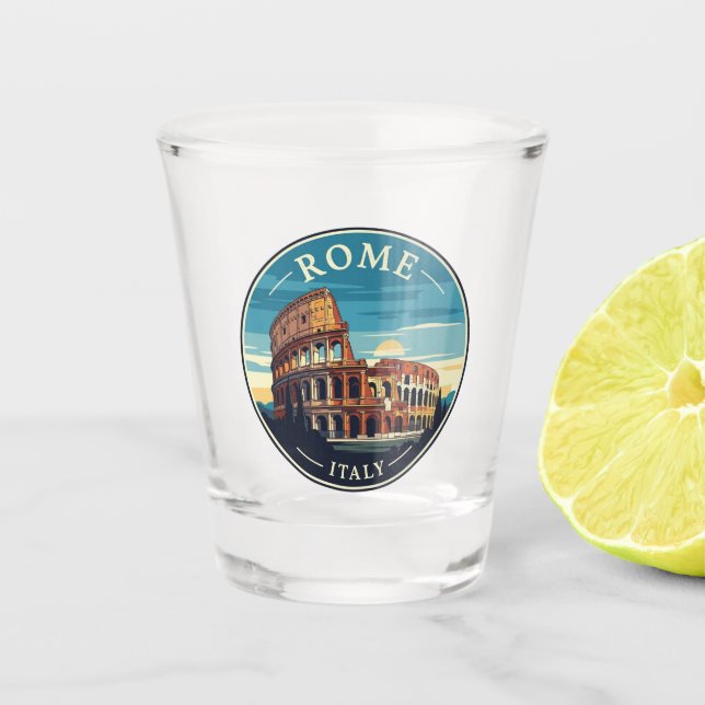 Verre A Shot Colosseum de Rome Italie (Devant)