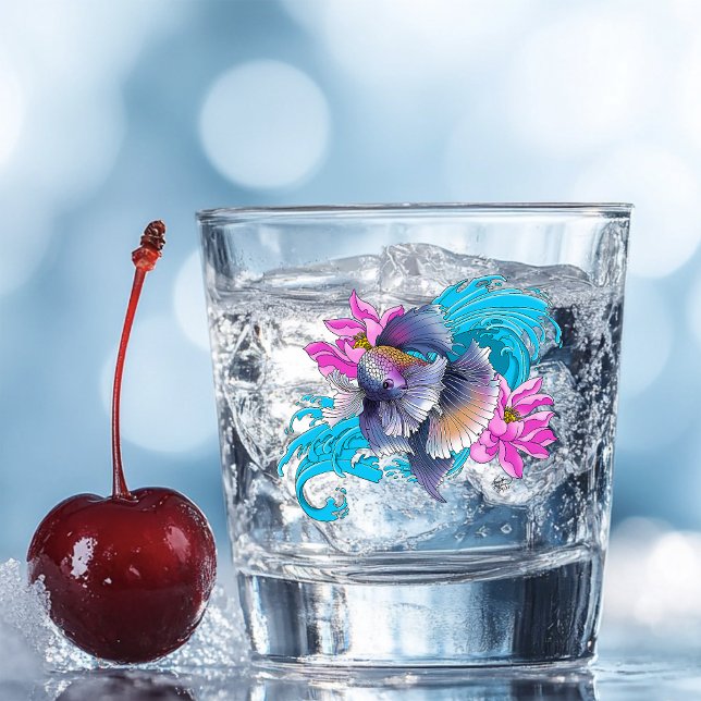 Verre A Shot Combattant du Siam Betta (Créateur téléchargé)