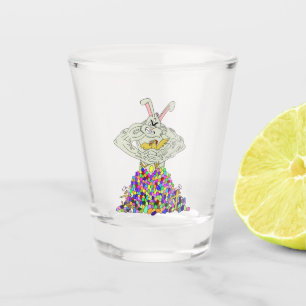 Verre A Shot Comment le lapin de Pâques obtient ses oeufs