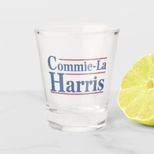 Verre A Shot Commie-La Harris 2024 Funny Anti Kamala Harris