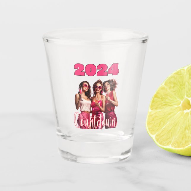 Verre A Shot Compte à rebours 2024 (Devant)