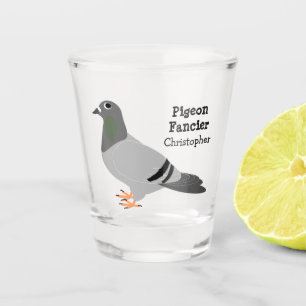 Verre A Shot Conception de pigeon