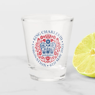 Verre A Shot Conception officielle du couronnement du roi Charl