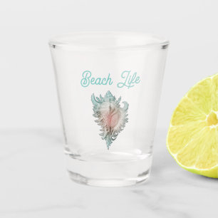Verre A Shot Conch Shell "Beach Life"