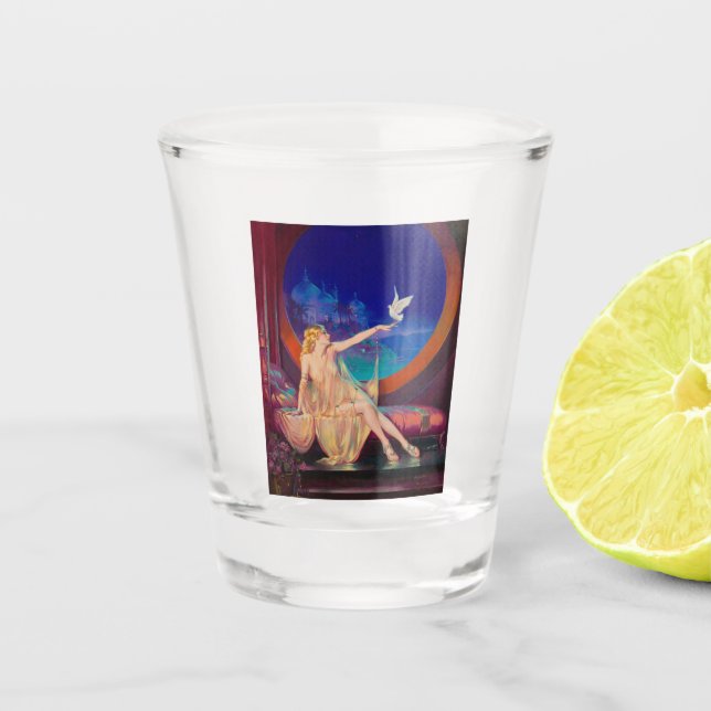 Verre A Shot Concubine de Sultana le sultan arabe 1925 (Devant)