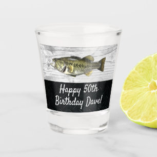 Verre A Shot Cool Basse à grande bouche Pêche 50e Anniversaire