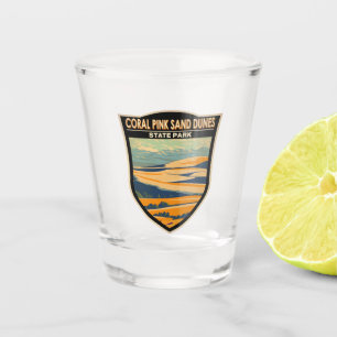 Verre A Shot Coral Pink Sand Dunes State Park Utah Vintage