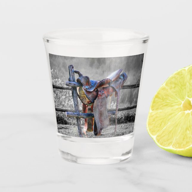 Verre A Shot Corral Fence Western (Devant)