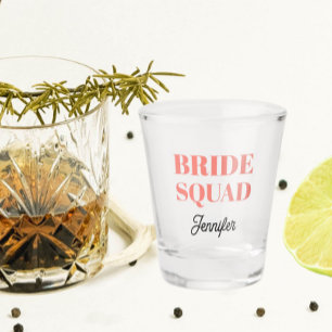 Verre A Shot Cortège de Mariée Bachelorette Party