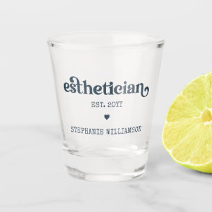 Verre A Shot Cosmetologue Esthéticien Personnalisé Beautician