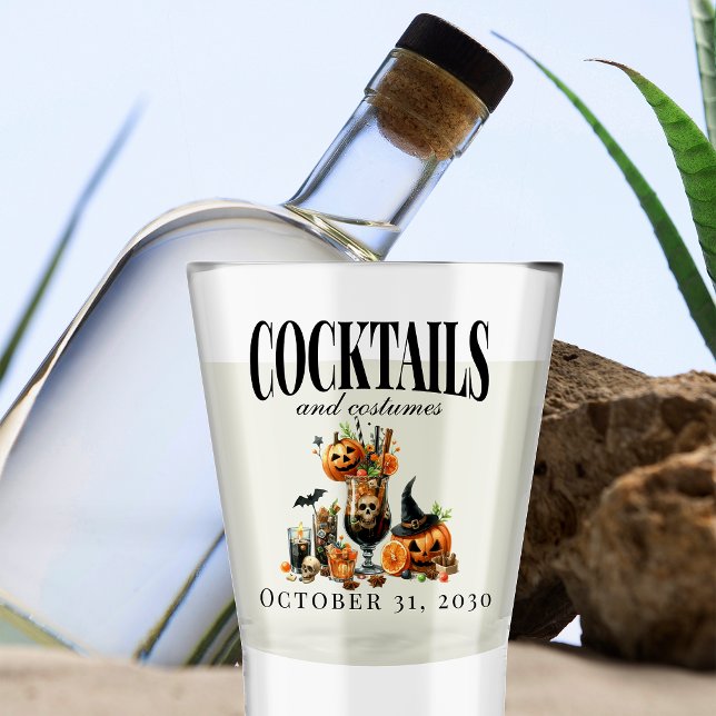 Verre A Shot Costumes Et Cocktails Fête D'Halloween Adulte (Créateur téléchargé)