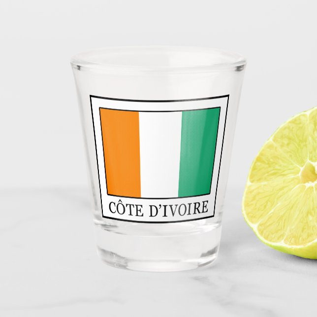 Verre A Shot Côte d'Ivoire (Devant)