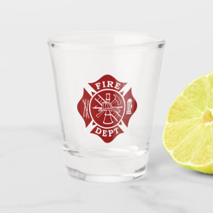 Verre A Shot Coup de feu de Croix maltaise