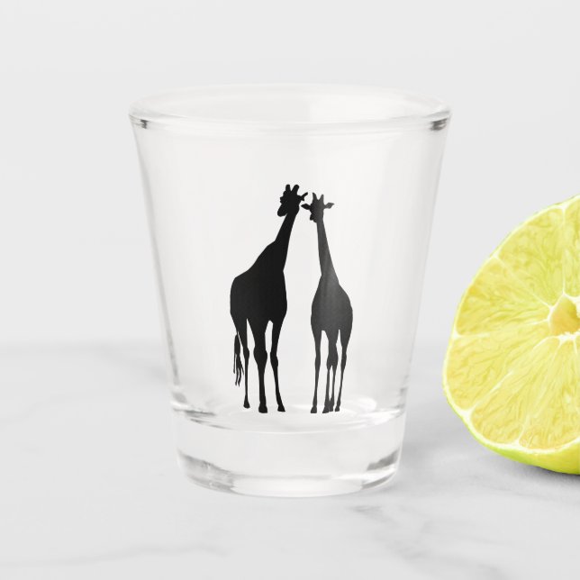 Verre A Shot Couple Giraffe Shot Glass (Devant)