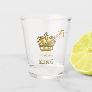 Verre A Shot Couronne Royale en Or de Luxe pour le Roi de l'Ann