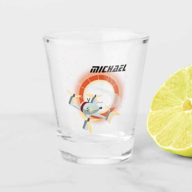 Verre A Shot Course de drones (Devant)