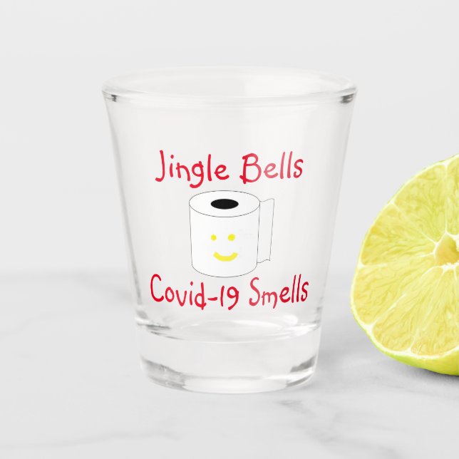 Verre A Shot Covid-19 Odeurs de Jingle Bells (Devant)